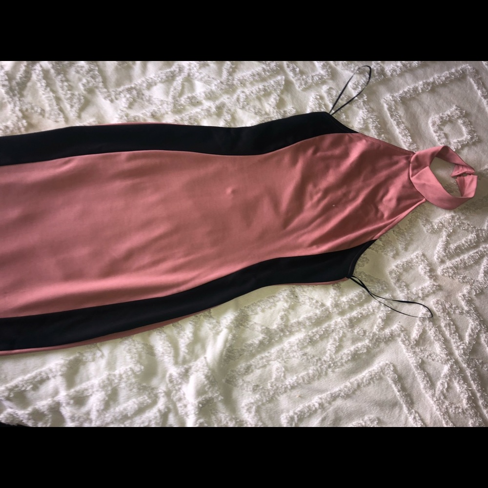 Guess knee length halter dress